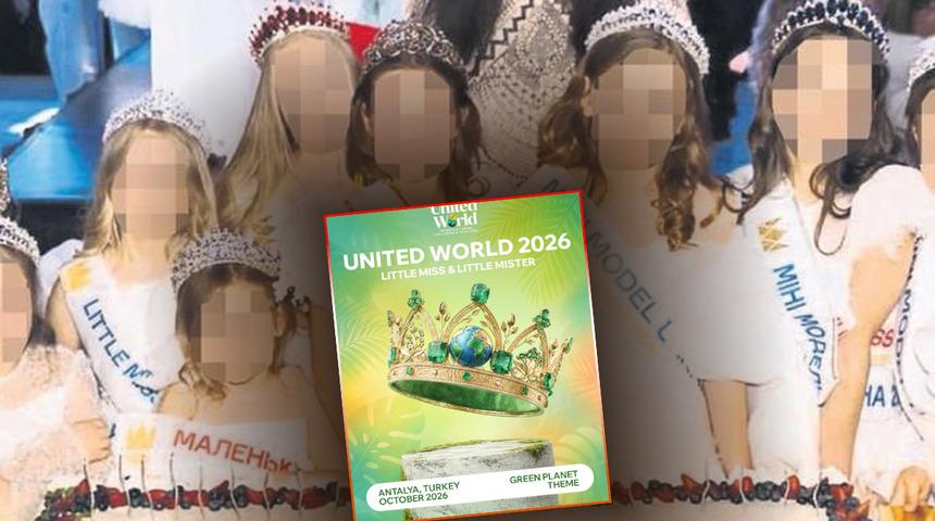 Antalya'da tepki &ccedil;eken 'Little Miss and Little Mister United World' yarışmasına su&ccedil; duyurusu!