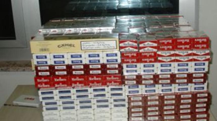 Hopa'da 316 paket ka&ccedil;ak sigara ele ge&ccedil;irildi