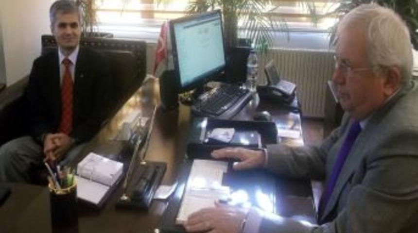 Milli Eğitim M&uuml;d&uuml;r&uuml; Akpınar&rsquo;dan veda ziyareti