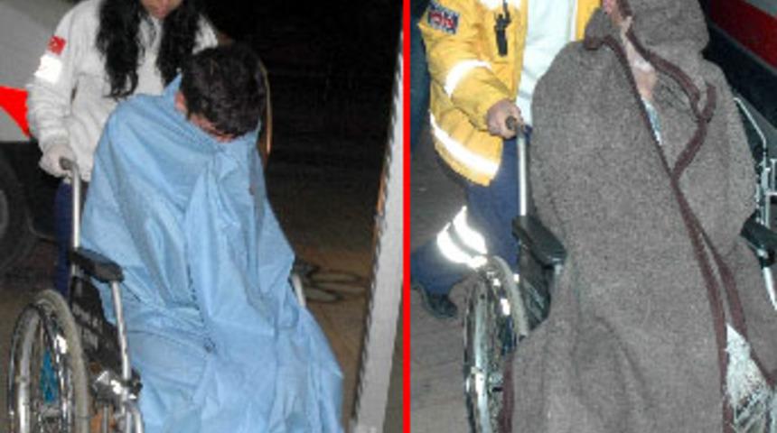 Tacizcileri &ccedil;ırıl&ccedil;ıplak soyup yola attı