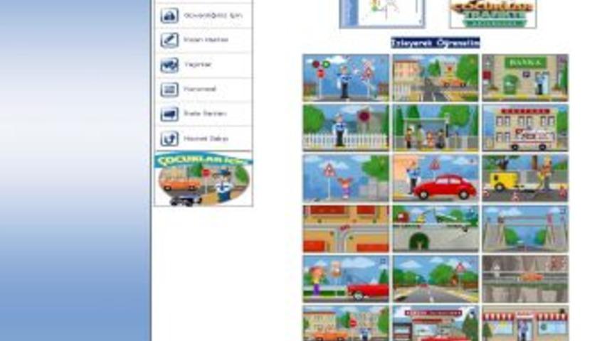 Emniyet, &ccedil;ocuklara trafik kurallarını izleterek &ouml;ğretiyor