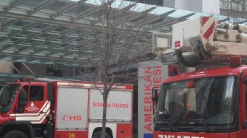 Amerikan Hastanesi'nde yangın paniği