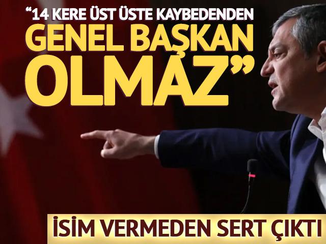 &Ouml;zg&uuml;r &Ouml;zel: 14 kere &uuml;st &uuml;ste kaybedenden genel başkan olmaz