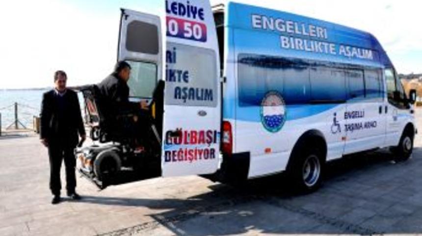 Belediyeden engellilere özel ulaşım hizmeti