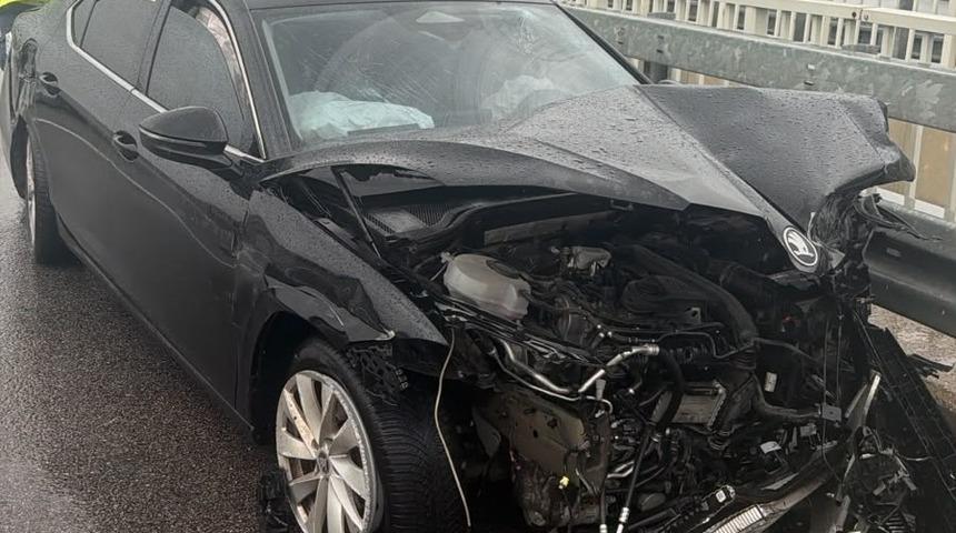 Ko&ccedil;arlı Belediye Başkanı Arıcı trafik kazası ge&ccedil;irdi