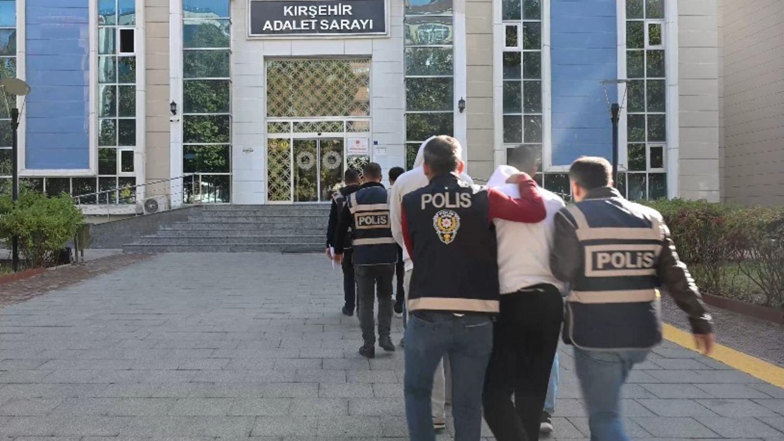 Kırşehir'de operasyon! 3 tutuklama