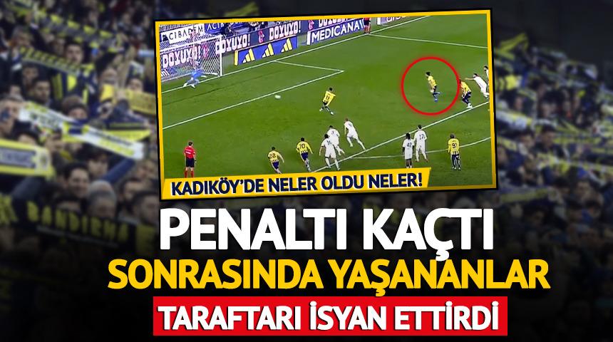 Kadık&ouml;y'de neler oldu neler! Fenerbah&ccedil;e Alanyaspor ma&ccedil;ında penaltı ka&ccedil;tı, İrfan Can Kahveci tamamladı gol ge&ccedil;ersiz sayıldı