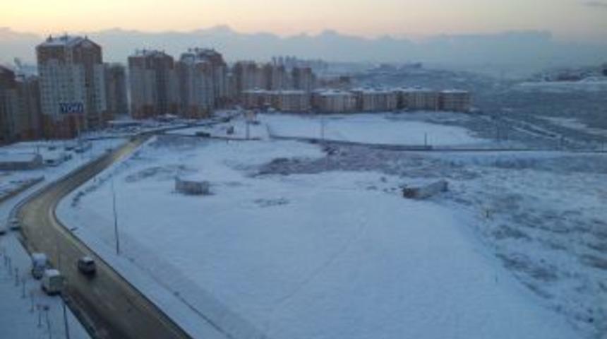 Başakşehir'den kar manzaraları