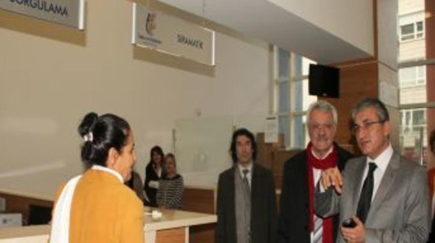 Başkan Tanık'tan Tapu M&uuml;d&uuml;rl&uuml;ğ&uuml;'ne ziyaret