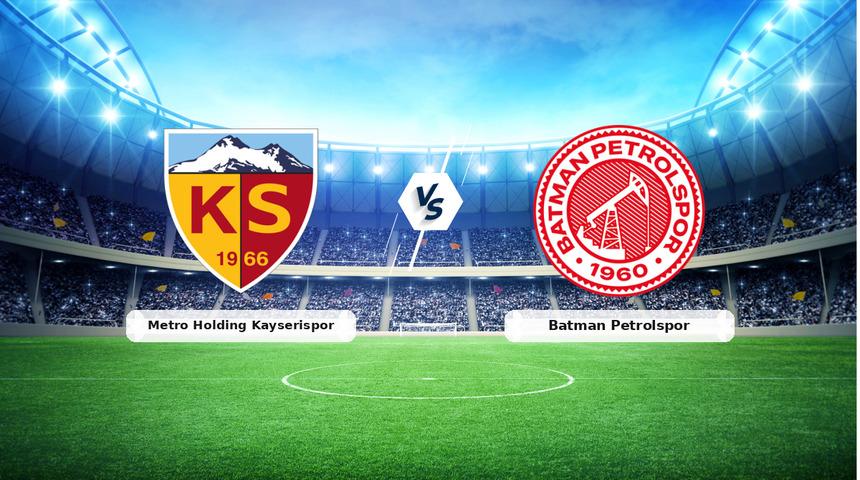 (&Ouml;zet) Metro Holding Kayserispor - Batman Petrolspor Ma&ccedil;ı &Ouml;zeti ve T&uuml;m &Ouml;nemli Anları