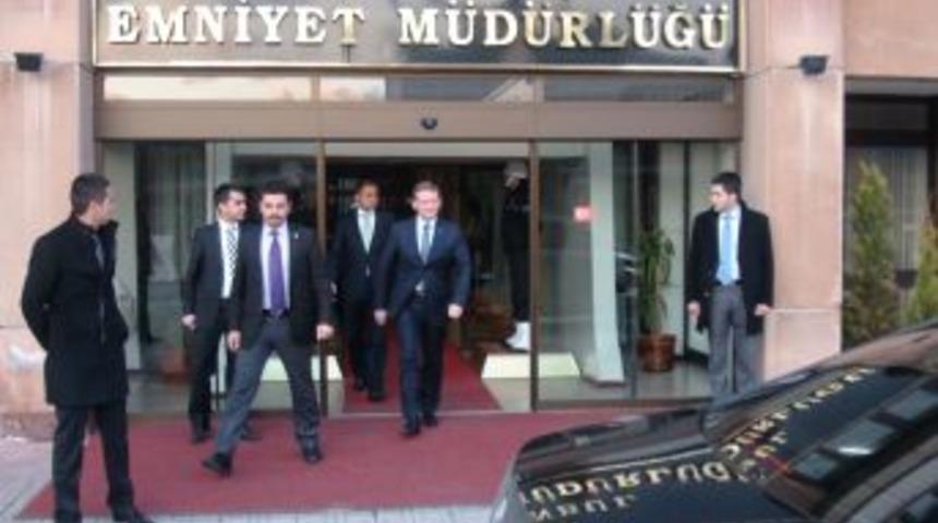 TFF Başkanvekili G&uuml;m&uuml;şdağ &Ccedil;apkın'ı ziyaret etti