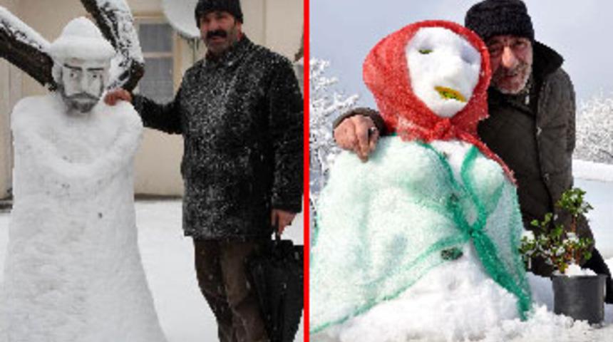 Memleketten kardan adam manzaraları