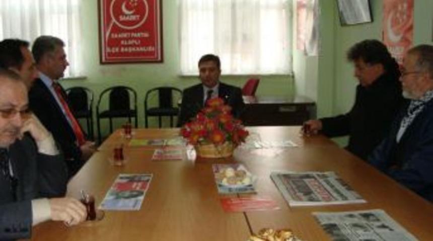 Saadet Partisi teşkilatına ziyaret