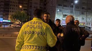 Polise 'teşkilat mısınız?' diyen sürücü ağzının payını böyle aldı!