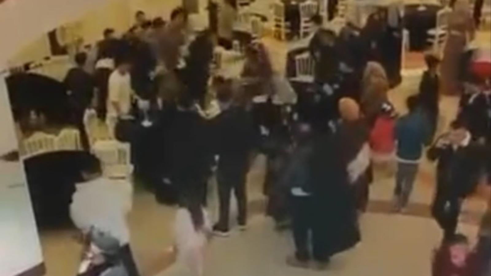 Takı töreninde tekmeli-yumruklu kavga