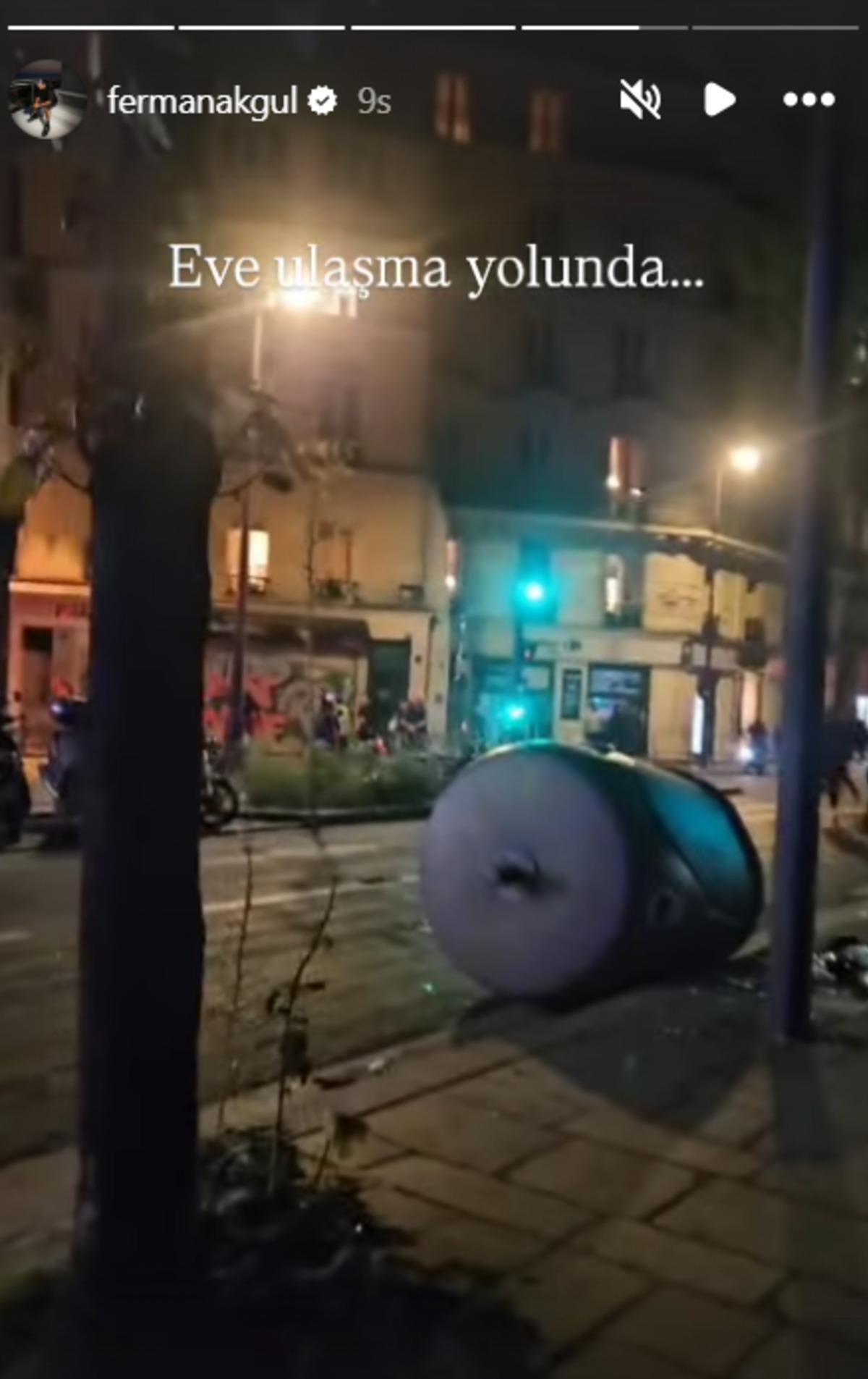 Ferman Akgül Fransa da olayların ortasında kaldı! 3