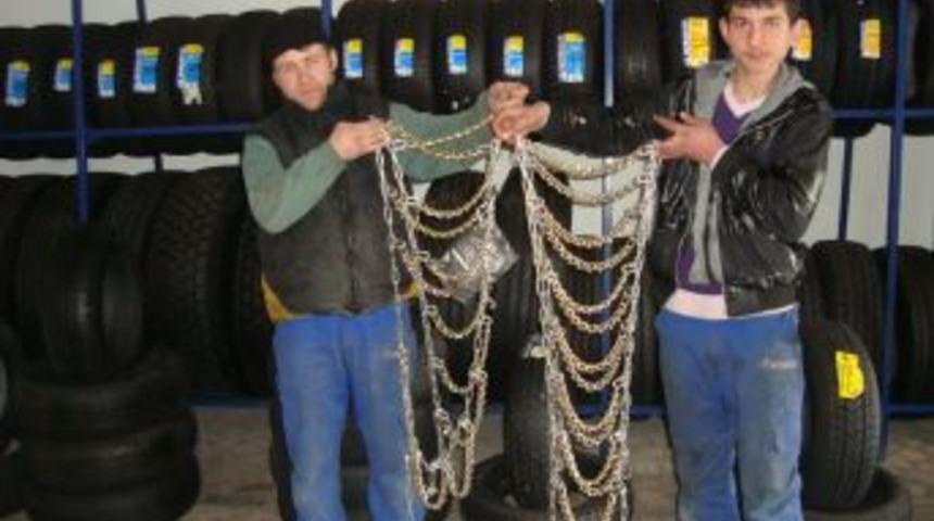 Lastik ve zincir satışları arttı