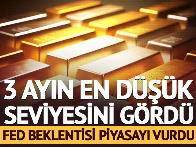 3 ayın en d&uuml;ş&uuml;k seviyesini g&ouml;rd&uuml;: Fed beklentisi piyasayı vurdu