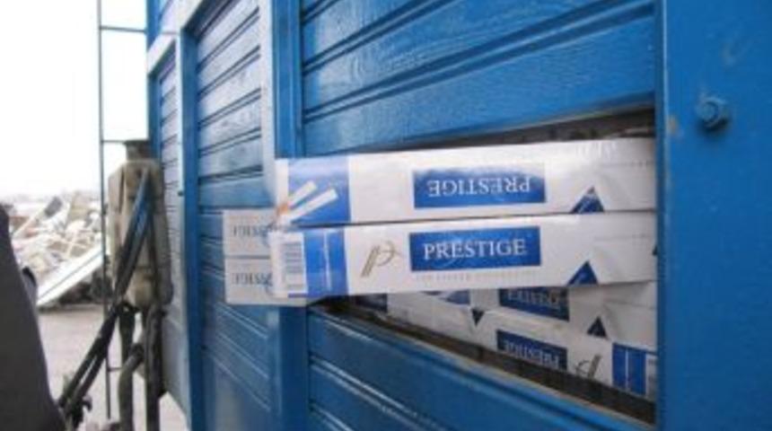 Şırnak&rsquo;ta 23 bin 700 paket ka&ccedil;ak sigara ele ge&ccedil;irildi