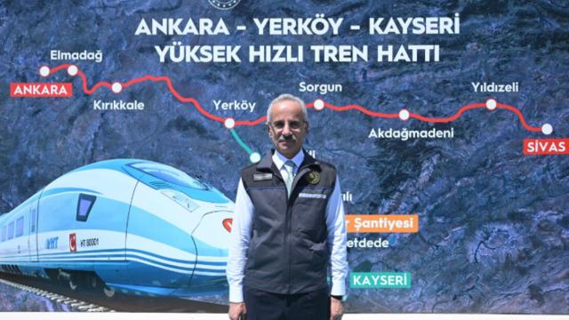Ankara-Kayseri arası 1 saat 45 dakika olacak! İlerleme yüzde 50'yi geçti