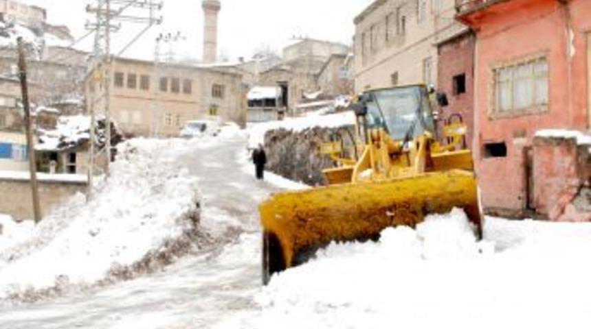 Bitlis'te yarım metreyi aşan kar hayatı olumsuz etkiledi