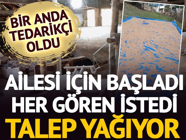Ailesi i&ccedil;in başladı, her g&ouml;ren istedi: Talep yağıyor