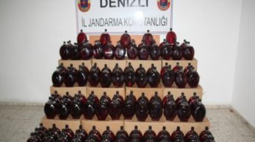 Denizli&rsquo;de 675 litre ka&ccedil;ak i&ccedil;ki ele ge&ccedil;irildi