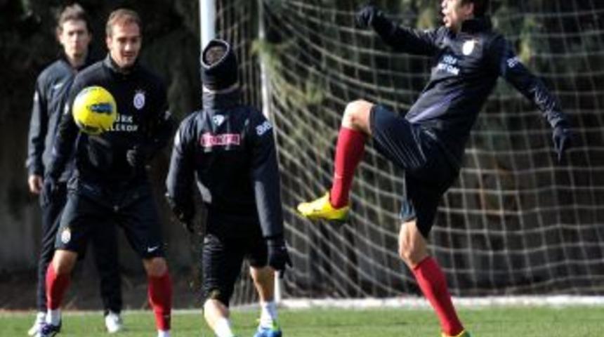 Galatasaray'da Eskişehirspor ma&ccedil;ı hazırlıkları s&uuml;r&uuml;yor