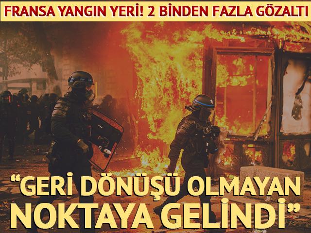 Fransa'da işler karıştı: 2 binden fazla g&ouml;zaltı