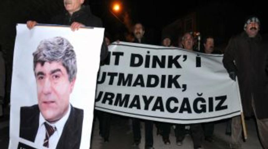 Hrant Dink'in memleketinde davanın kararı protetosto edildi