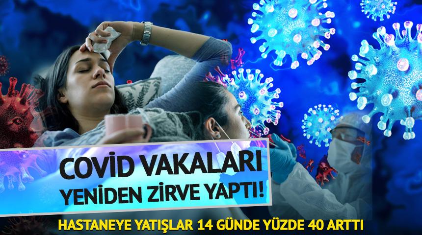 Covid vakaları yeniden zirve yaptı! Hastaneye yatışlar 14 g&uuml;nde y&uuml;zde 40 arttı