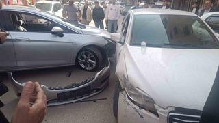 Kurtalan’da trafik kazasında araçlarda maddi hasar meydana geldi