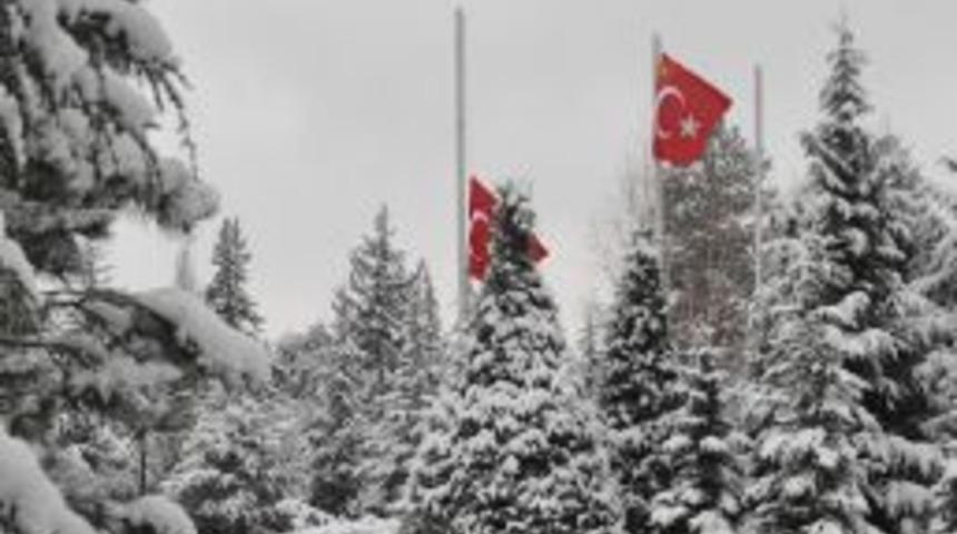 &Ccedil;ankaya K&ouml;şk&uuml;'nden eşsiz kar manzaraları