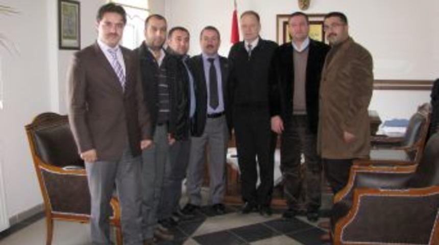 BİSİAD y&ouml;netiminden Tatvan Kaymakamı Yılmaz'a ziyaret