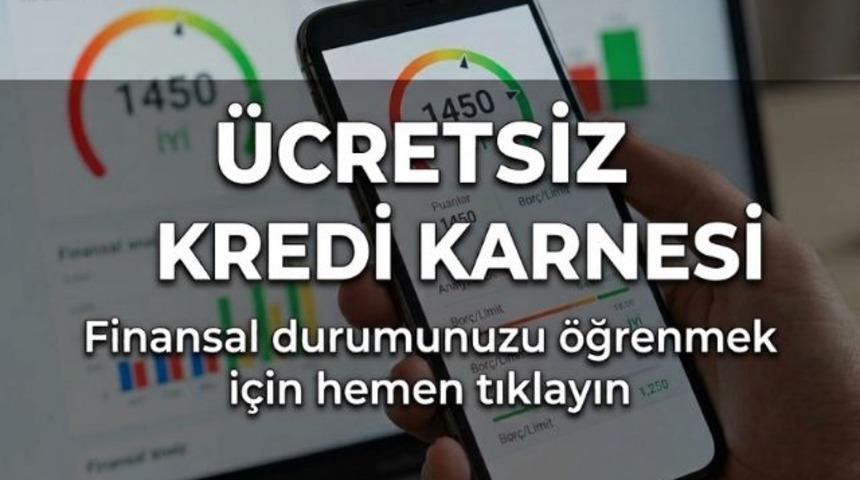 Kredi skorunu ve dahasını &uuml;cretsiz &ouml;ğrenmek i&ccedil;in tıklayın