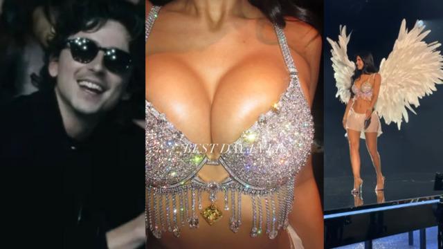 Kylie Jenner, 50 milyon dolarlık sütyeni girdi! Timothee Chalamet en önden izledi
