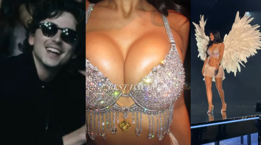 Kylie Jenner, 50 milyon dolarlık sütyeni girdi! Timothee Chalamet en önden izledi