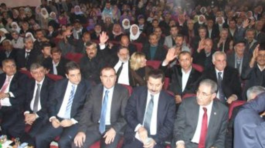 Faruk &Ccedil;elik Viranşehir ve Ceylanpınar il&ccedil;e kongrelerine katıldı