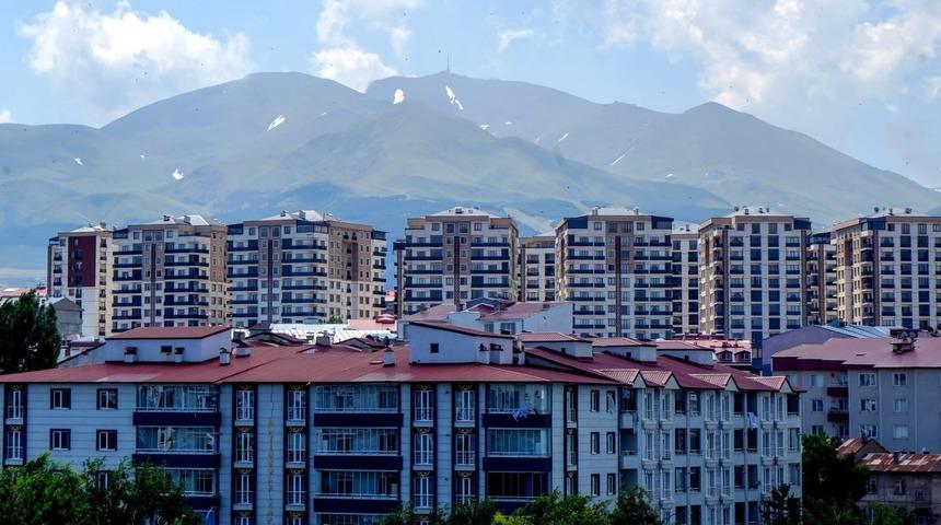 Erzurum'da Eyl&uuml;lde bin 195 konut, 159 iş yeri satıldı