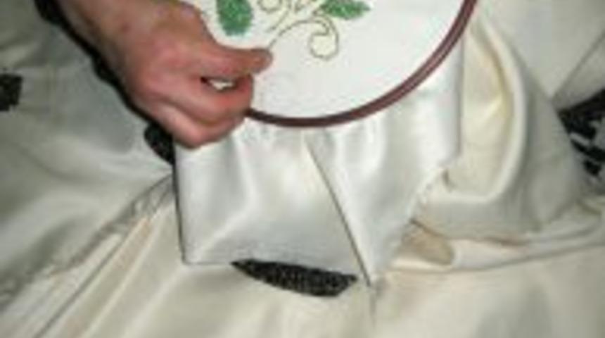 Kağızman'da kurdele nakışı yaygınlaşıyor