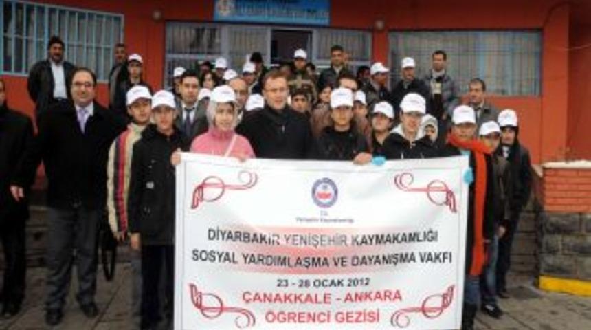Diyarbakırlı başarılı &ouml;ğrencilere &Ccedil;anakkale gezisi hediye