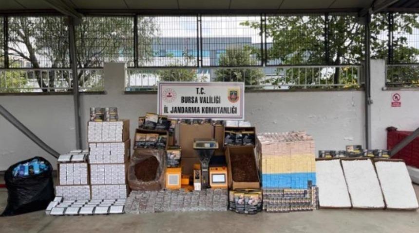 Bursa&rsquo;da ka&ccedil;ak sigara imalathanesine darbe