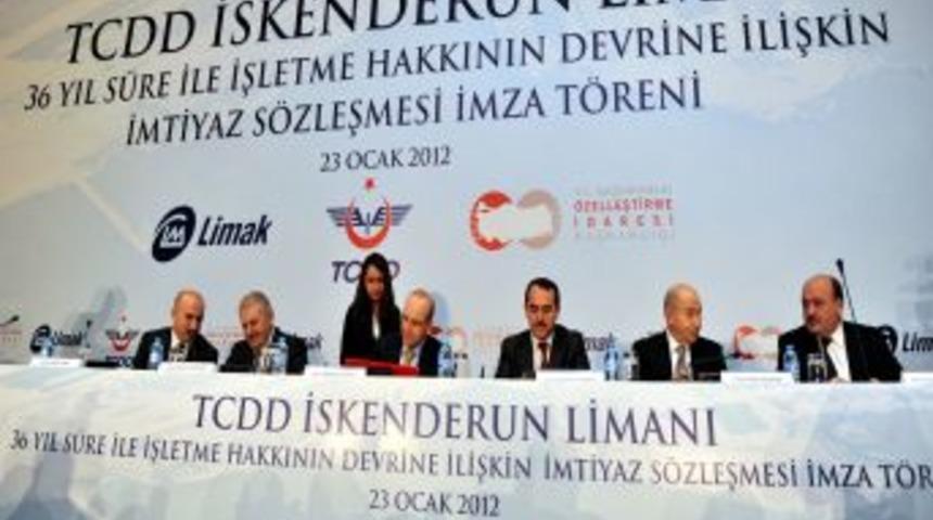 İskenderun Limanı LİMAK Grubu'na devredildi