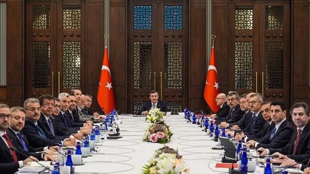 Ekonomi Koordinasyon Kurulu, Cumhurbaşkanı Yardımcısı Yılmaz başkanlığında toplandı