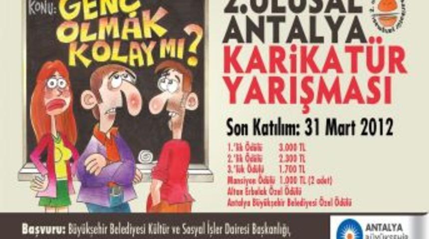 Ulusal Antalya Karikat&uuml;r Yarışması başvuruları başladı