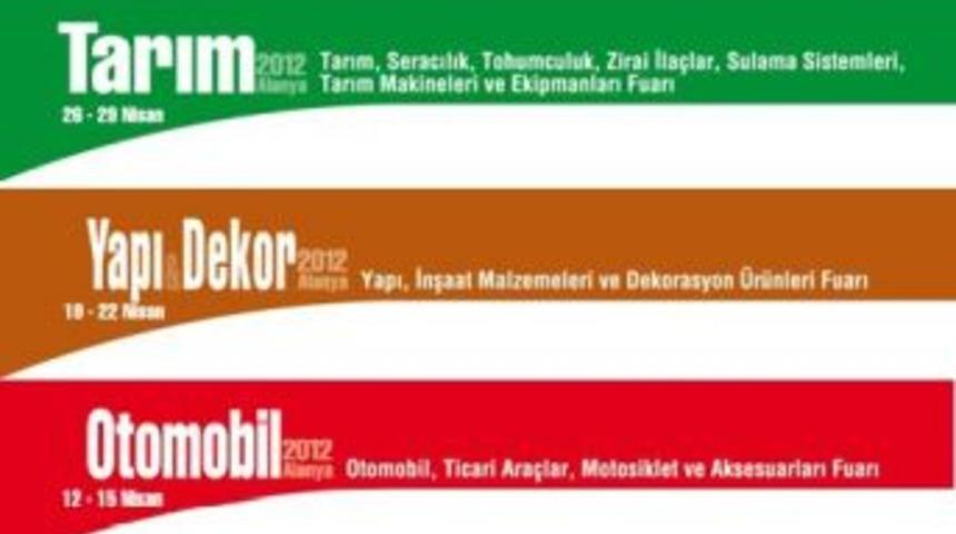 Alanya'da 3 fuar birden