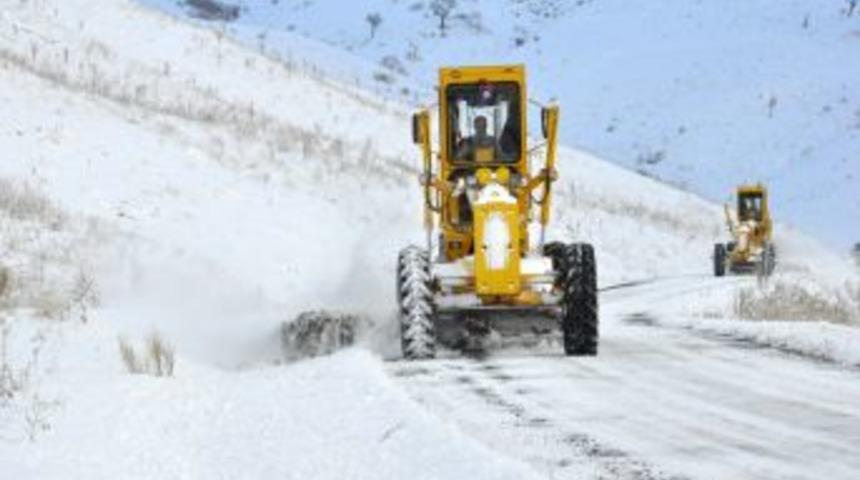 Yozgat'ta 147 k&ouml;y yolunu ulaşıma kapandı