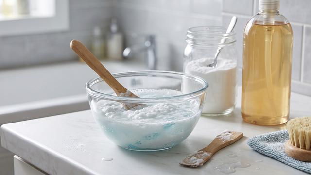 Banyo temizliğinde ezber bozan yöntem! İki malzemeyi karıştırmak yetiyor
