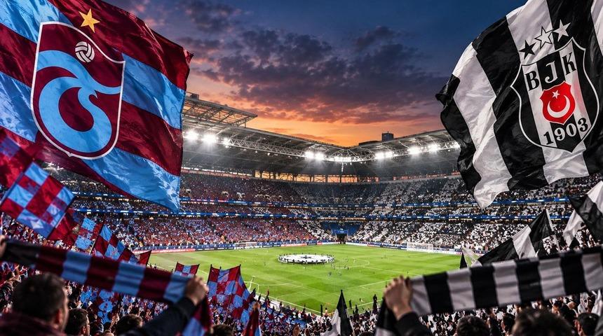 Trabzonspor-Beşiktaş derbisine saatler kala merakla bekleniyordu! Dev ma&ccedil;ta muhtemel 11'ler belli oldu