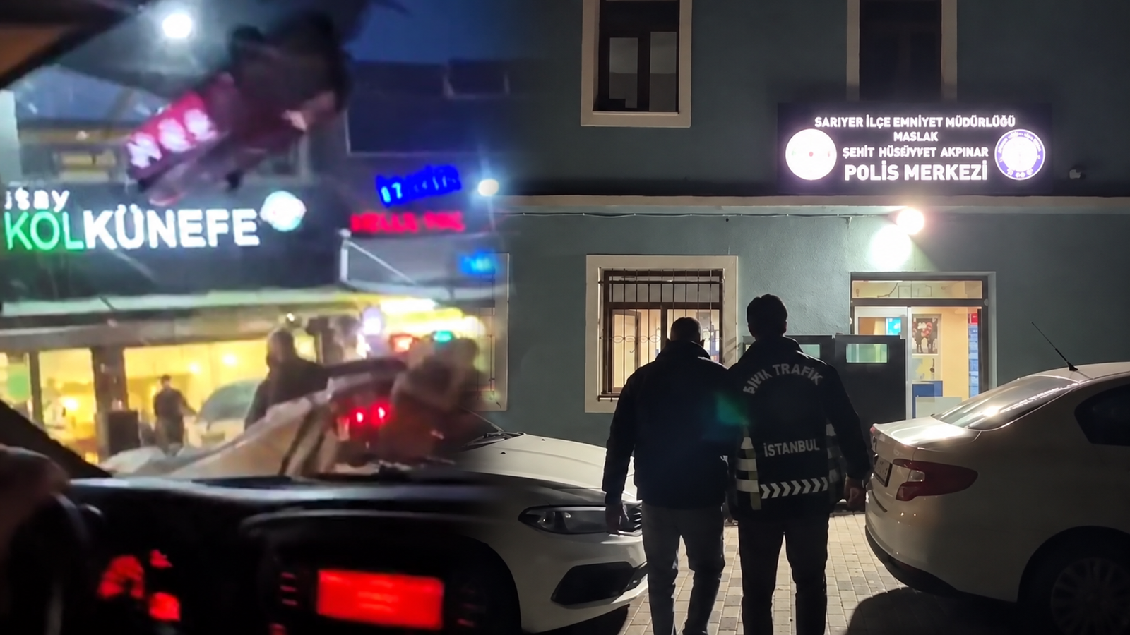 Trafikte aracın camını kırdı! Çocuğun çığlıkları yürek burktu